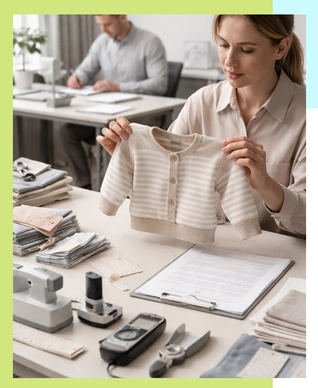 Сертификация детской одежды и текстильных изделий в Кузнецке