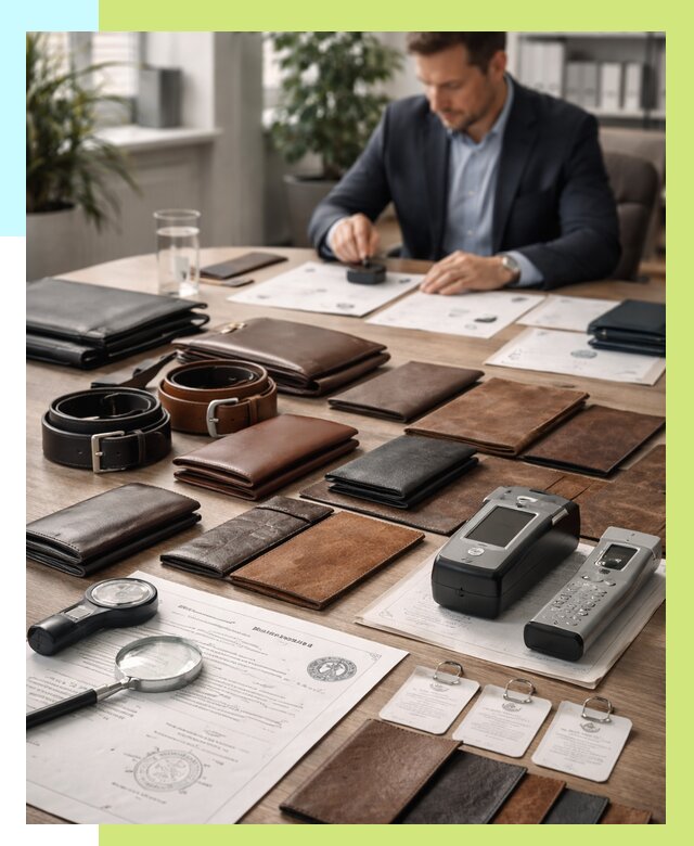 Сертификация кожаных изделий в Кузнецке от 12509 р. | Алешин-Кнц