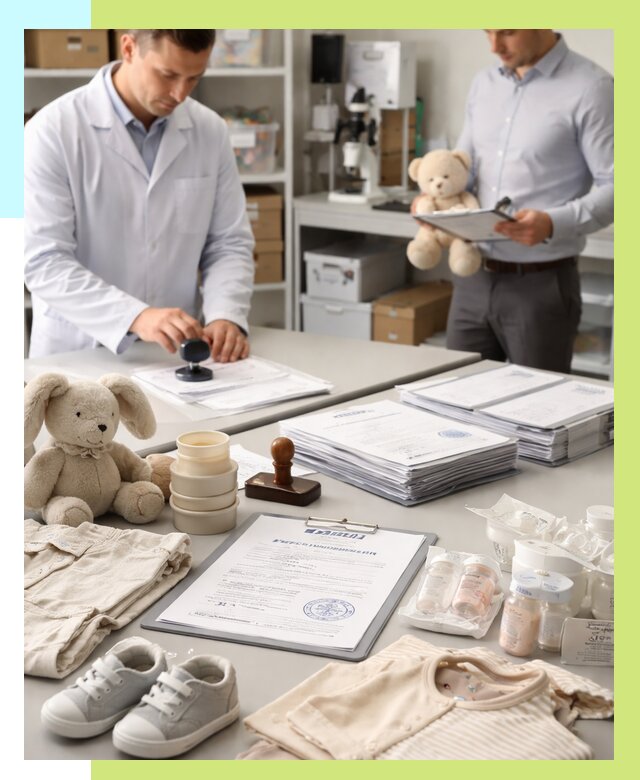 Сертификация детских товаров в Кузнецке от 15636 р. | Алешин-Кнц