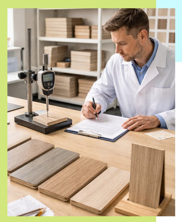 Сертификация ламината с испытаниями и оформлением документов в Кузнецке