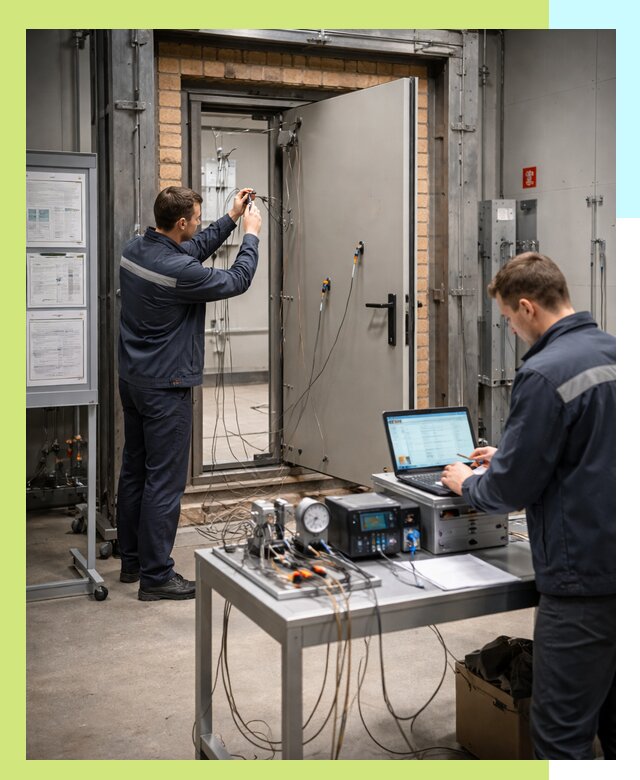 Сертификация противопожарных дверей в Кузнецке по ГОСТ и ТР