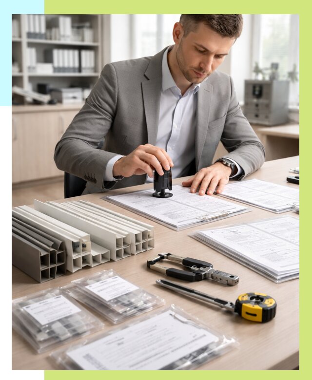 Сертификация ПВХ продукции в Кузнецке от 8860 р., Алешин-Кнц