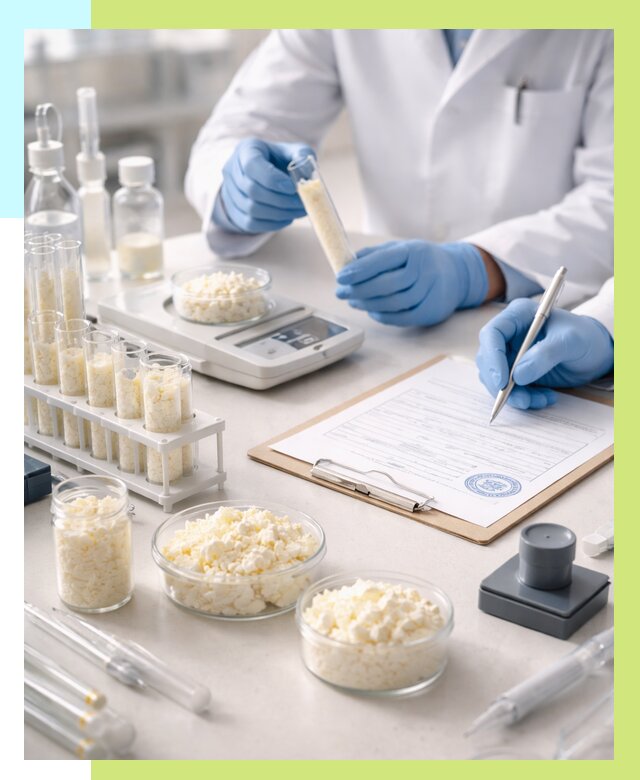 Сертификация творога в Кузнецке от 12509 р. под ключ | Алешин-Кнц