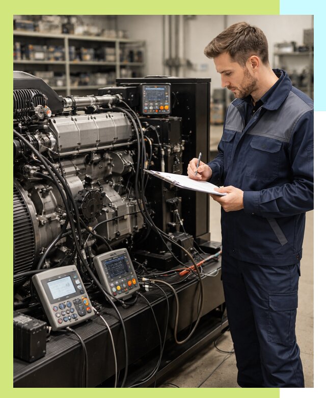 Сертификация дизельных генераторов и их оборудования в Кузнецке