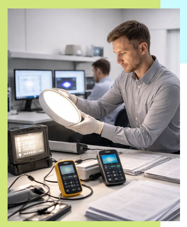 Сертификация светильников в Кузнецке: испытания и оформление