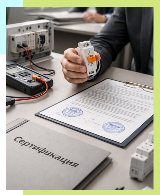 Сертификация выключателей под ключ в Кузнецке от 15636 р. | Алешин-Кнц