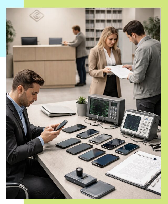 Сертификация телефонов в Кузнецке от 26060 р. под ключ | Алешин-Кнц