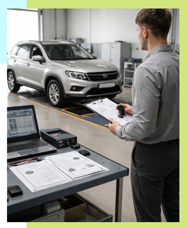 Сертификация транспортных средств в Кузнецке от 12509 р. | Алешин-Кнц