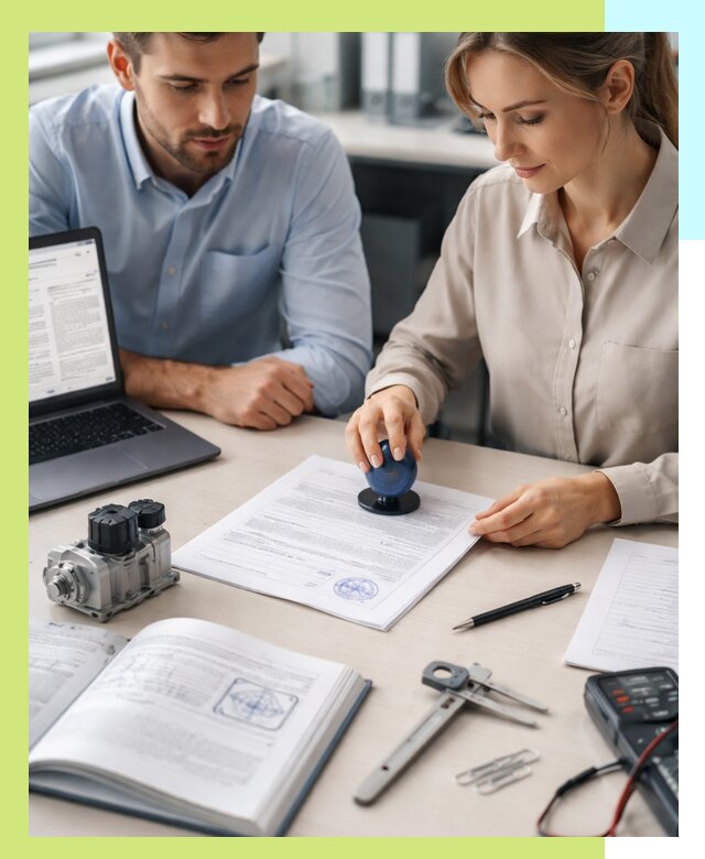 Выдача паспорта изделия и техническая экспертиза продукции в Кузнецке