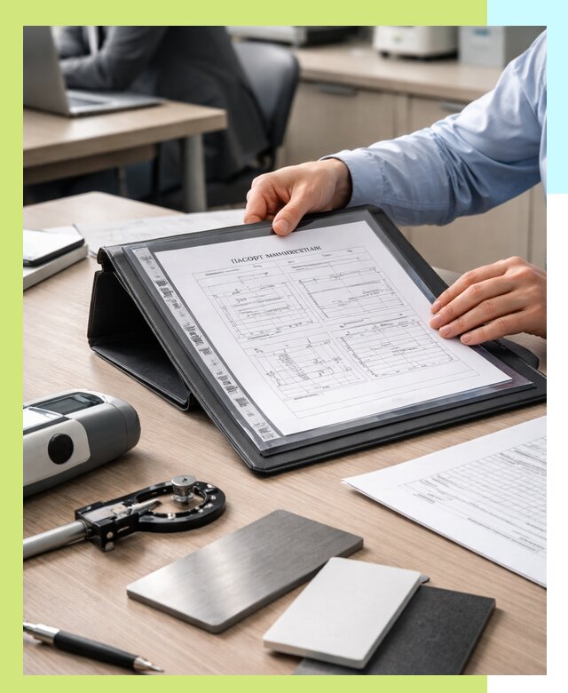 Оформление паспорта материала для продукции в Кузнецке