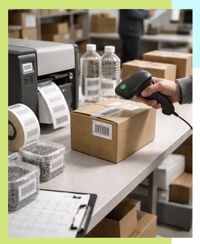 Штрихкодирование продукции и маркировка для продажи в Кузнецке