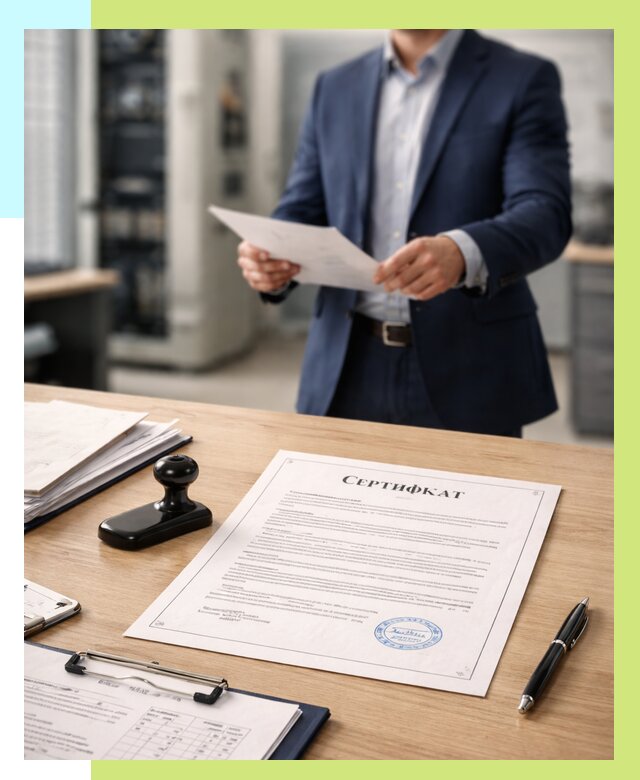 Сертификат на оборудование в Кузнецке от 15636 р. | Алешин-Кнц