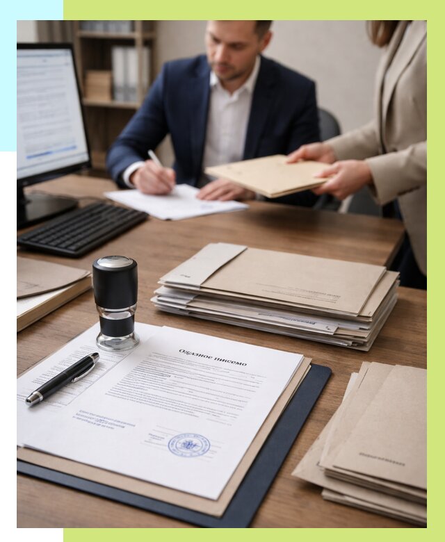 Отказное письмо для таможни в Кузнецке от 3127 р, Алешин-Кнц