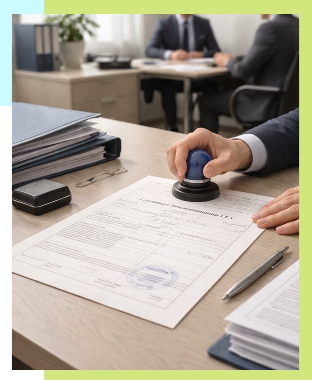 Сертификат происхождения СТ 1 в Кузнецке от 4691 р. | Алешин-Кнц