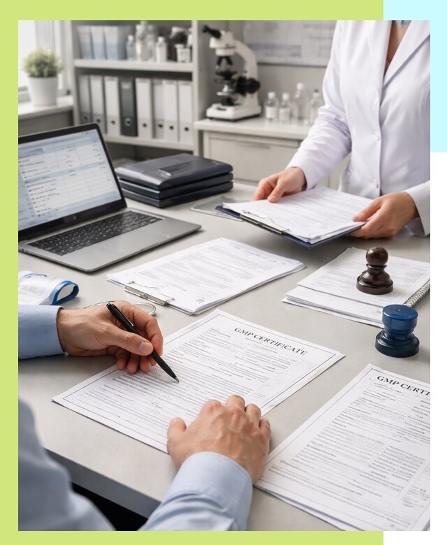 Оформление сертификата GMP в Кузнецке для фармпроизводства