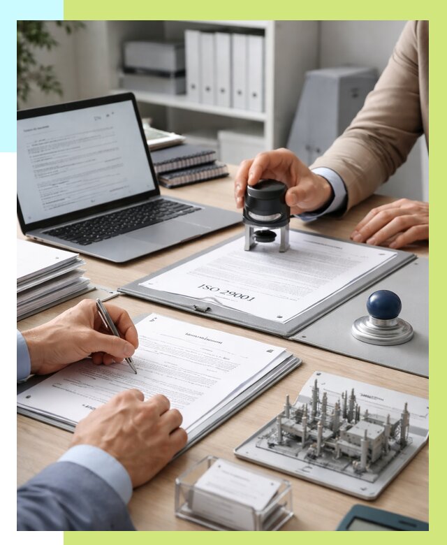 Сертификат ISO 29001 в Кузнецке под ключ от 78180 р. | Алешин-Кнц