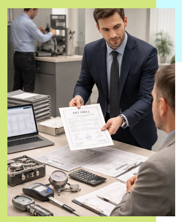 Выдача сертификата ISO 10012 по требованиям метрологии в Кузнецке