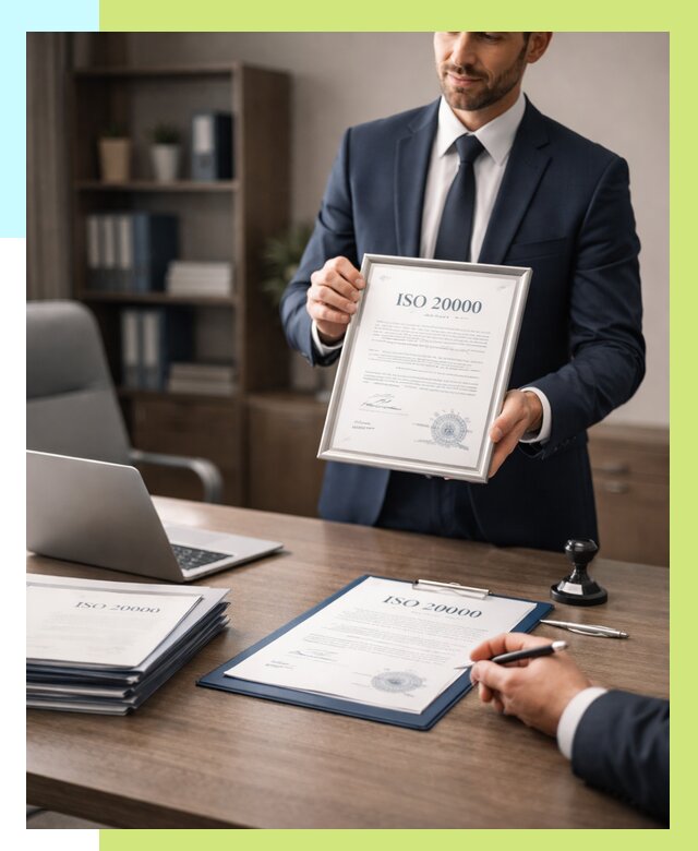 Сертификат ISO 20000 в Кузнецке под ключ от 125088 р., Алешин-Кнц