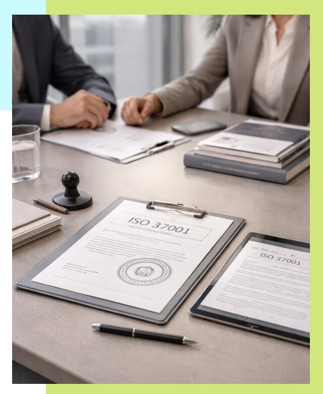 Сертификат ISO 37001 в Кузнецке оформить от 125088 р. Алешин-Кнц